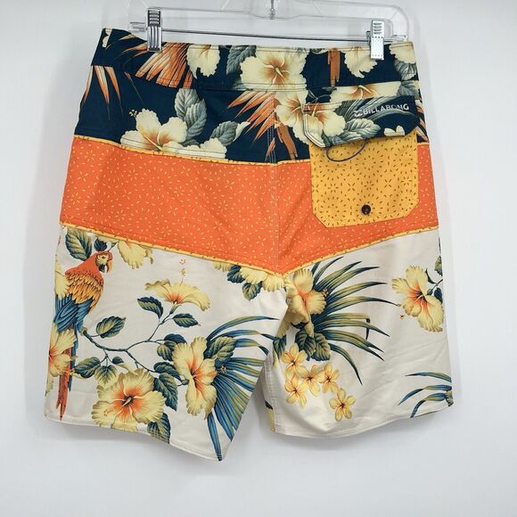 Mens 30 Billabong Platinum X Boardshorts Hawaiian Floral Beach Vacation Cruise - Picture 2 of 8